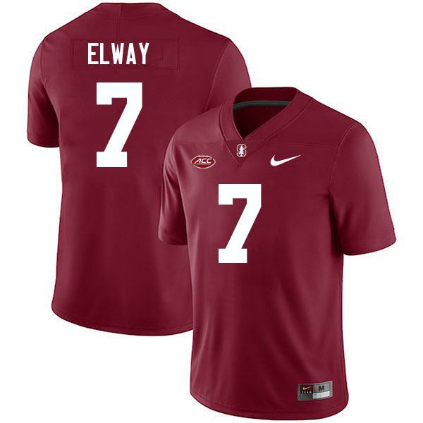 John Elway Stanford Jersey,Stanford Cardinal #7 John Elway Football Jersey Stitched-Cardinal